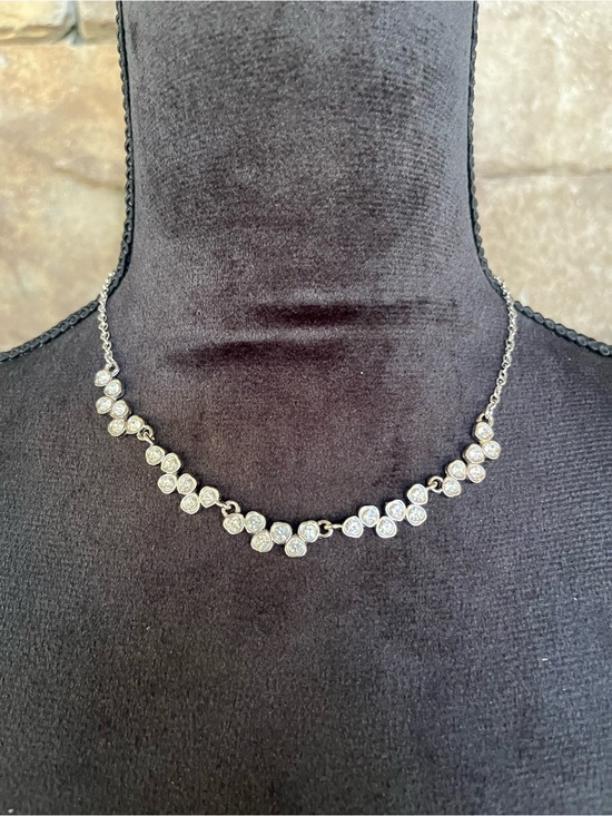 Paparazzi Jewelry - Paparazzi Silver Tone
Clear Rhinestone
Necklace & Earrings
Set NWT